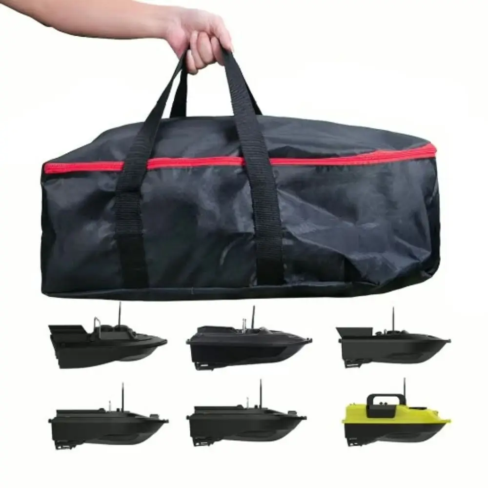 

Waterproof Carry Bag for Bait Boat Double Zippers Large Capacity Fishing Boat Storage Bag Fishing Tool Carry Handles