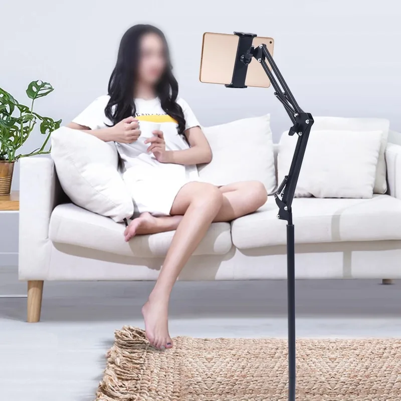 iPad Floor Stand, Adjustable Tablet Holder, Height Adjustable iPad Floor Stand Load Capacity