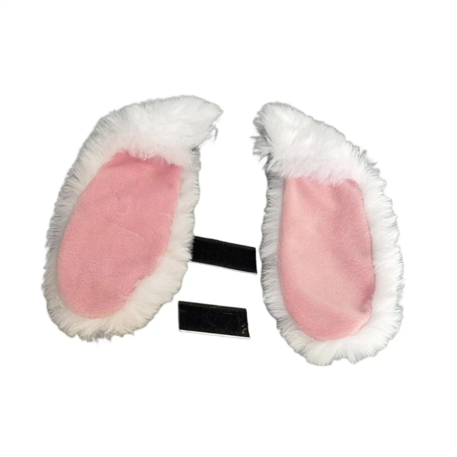 

Декоративные плюшевые ушки кролика для шлема, универсальный аксессуар для велосипеда, мотоцикла и лыж