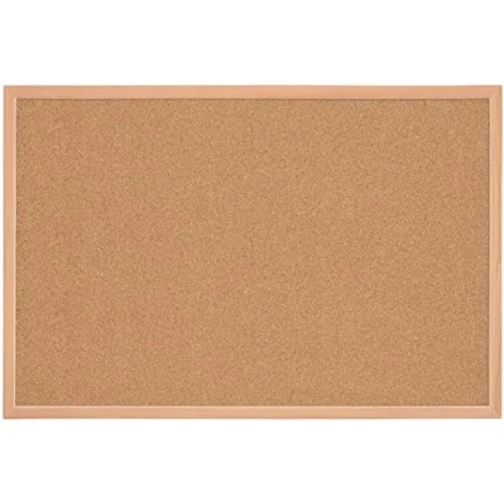 الفلين، لوحة الفلين المؤطرة، 2 × 3 بوصة، إطار أسود، لوحة الرسائل، لوحة الرؤية