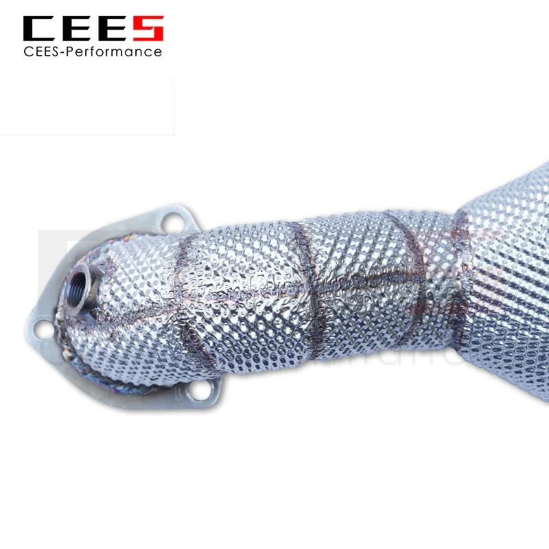 CEES Exhaust System For BMW MINI R56 Headers With Catalyst Test Pipe Converter High Flow Catted Exhaust Downpipe Car Accessories