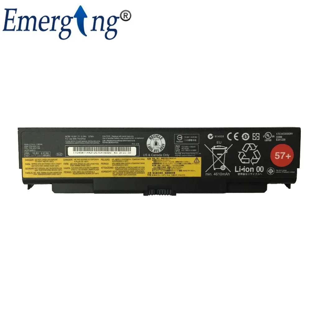 10.8V 57WH Original New  Laptop Battery for  Lenovo ThinkPad T440P T540P W540 45N1144 45N1145 45N1148 45N1149 L440