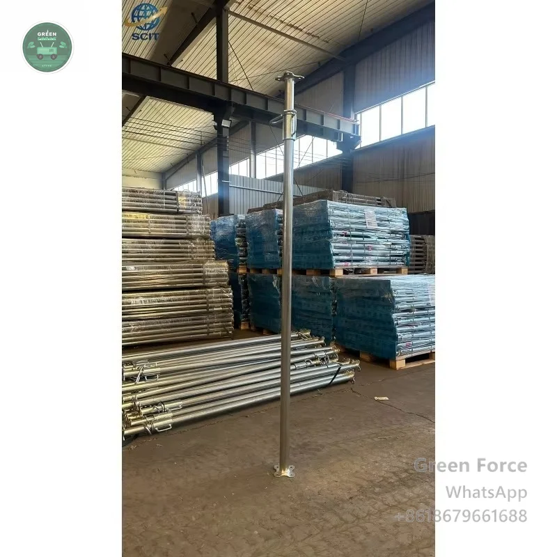 Q345 Galvanized Acrow Support Component - Structural Steel Pillar for High-Load Building Systems
