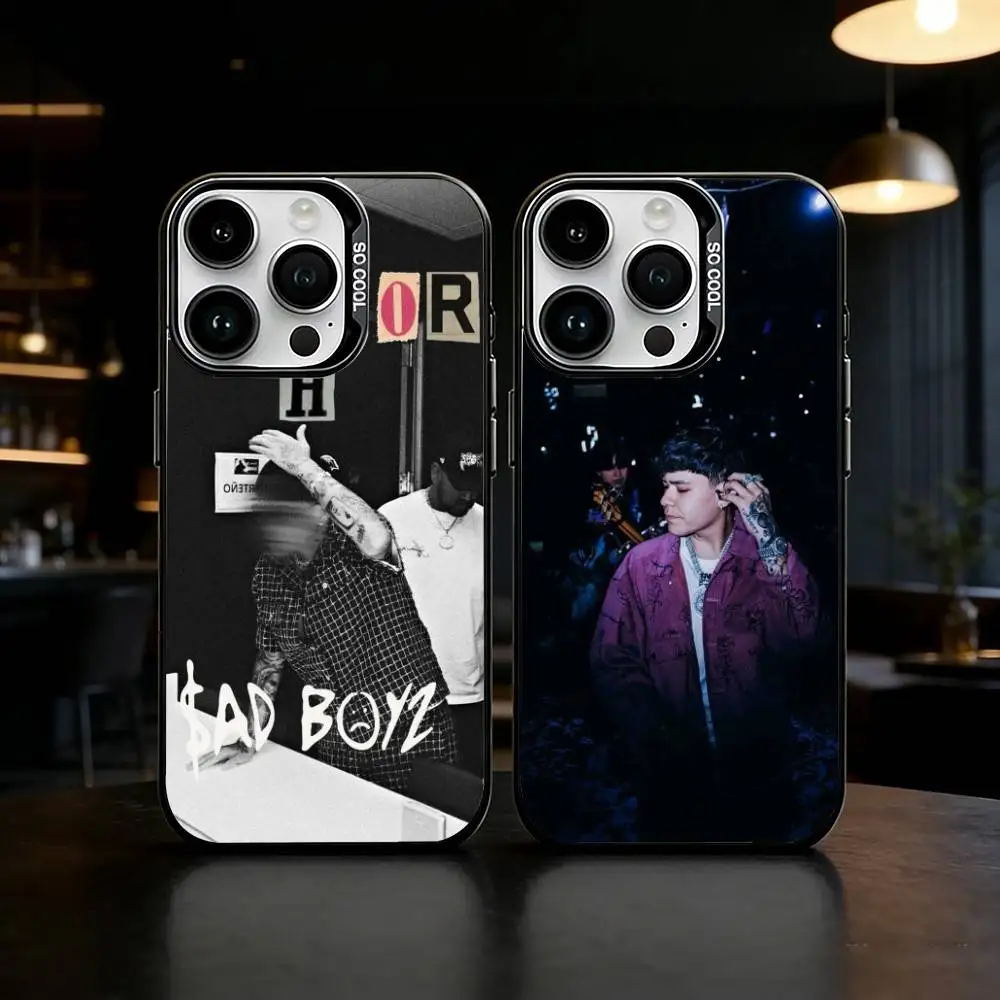 

Singer J-Junior H Phone Case For iPhone 17 16 15 14 13 12 11 Pro Max Plus Silver Matte Black Cover