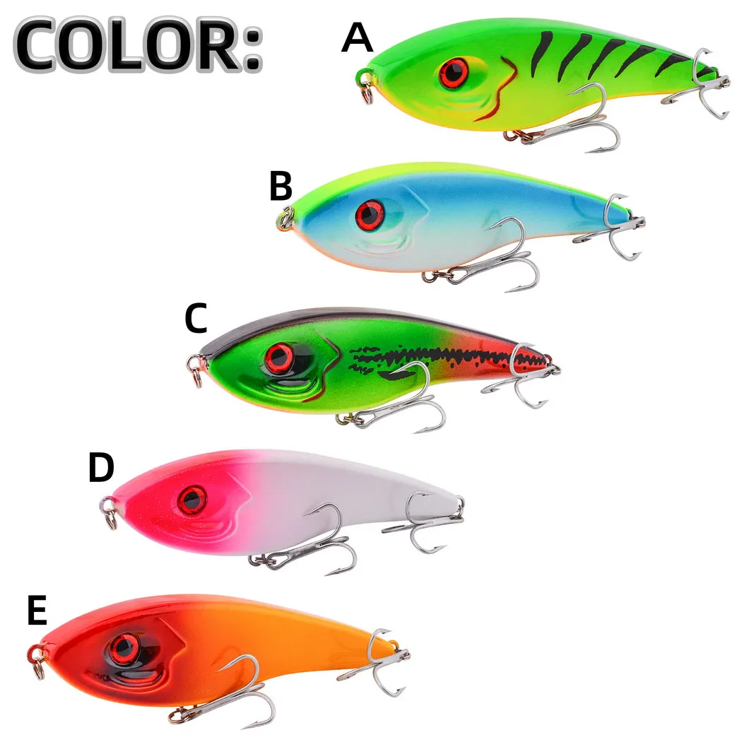 1pc Jerkbait Angeln Lockt 145mm 53g Vib Köder Große Langsam Sinkende Jerkbaits Angelgerät Für Meer Bass hecht – Detail 4