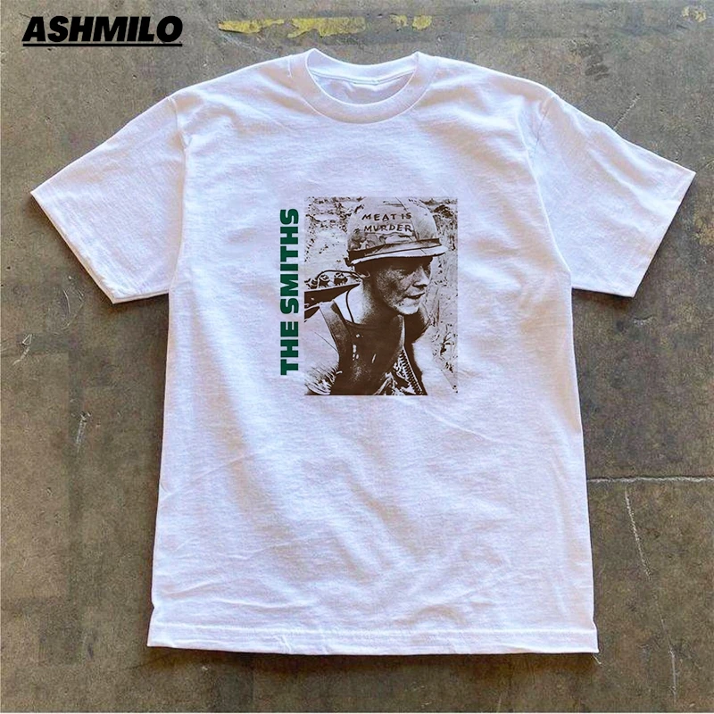 The Smiths T-Shirt Tops Tees Retro Women Pop Indie Punk Rock Band Morrissey Summer T Shirt Casual Shirt Short Sleeve T-Shirt