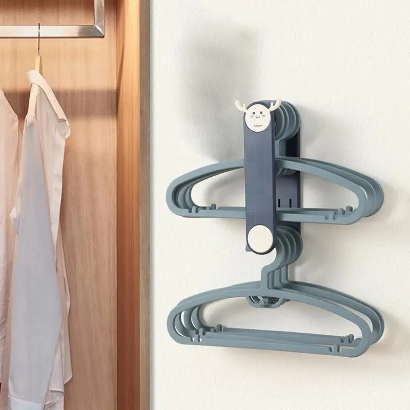 Retractable Hanger Storage Shelf Punch-free Balcony Wall Hanging Clothes-stay Organizer Multifunctional Clothes Hanger Collector