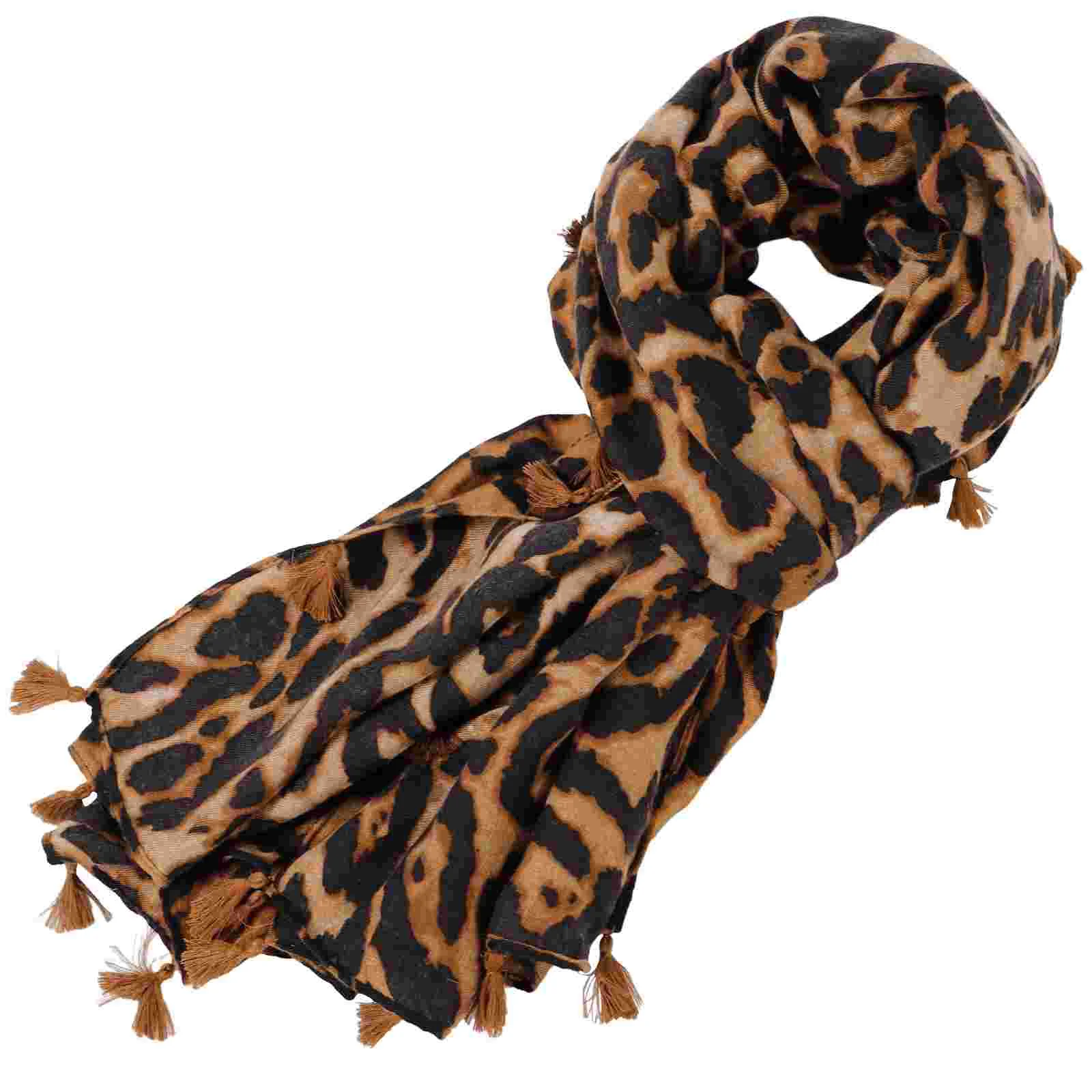 

Style Slice Blanket Scarf Oversize Leopard Dual Purpose Sweater Green Women's Fashion Scarves