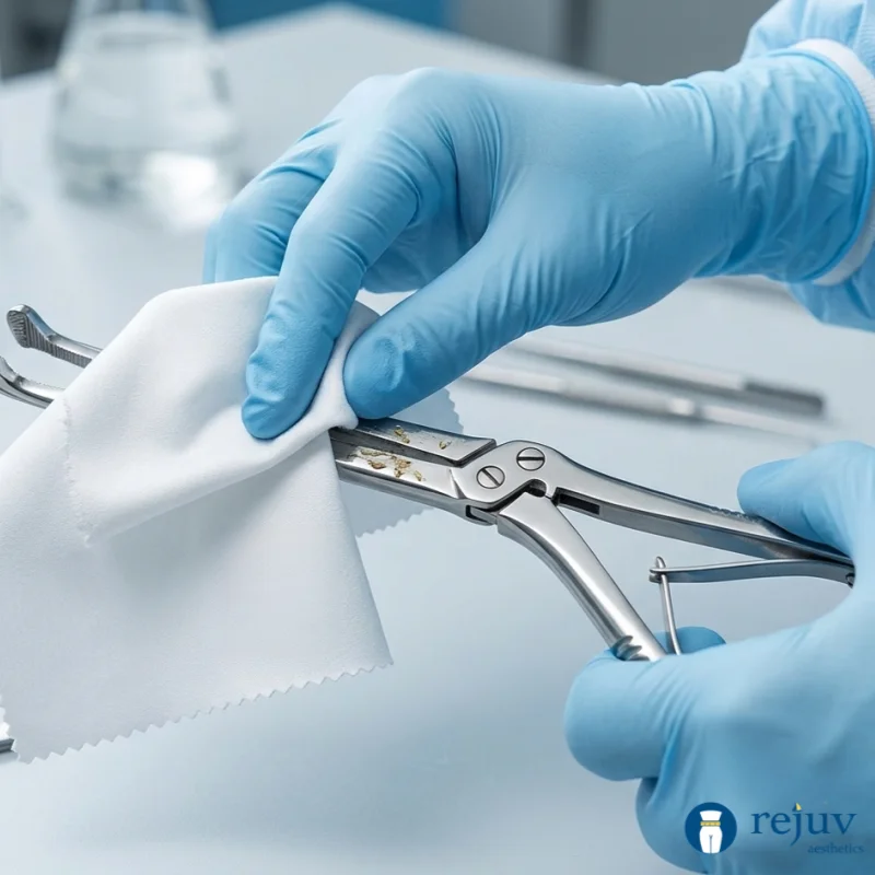 

5-pcs Microfiber High-Density Low-Lint Instrument Wipes Professional Grade Instrument Cleaning Cloth 30*40cm