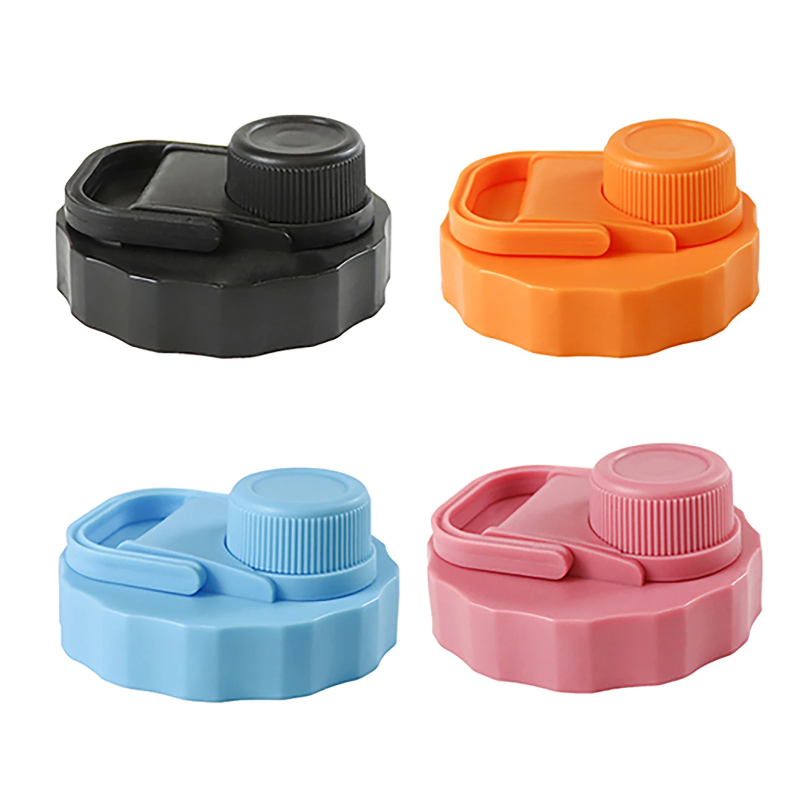 

Kitchen Mason Jar Lid Durable Leak Proof Seal Wide Mouth Drink Juice Jar Lid with Handle Flip Cap