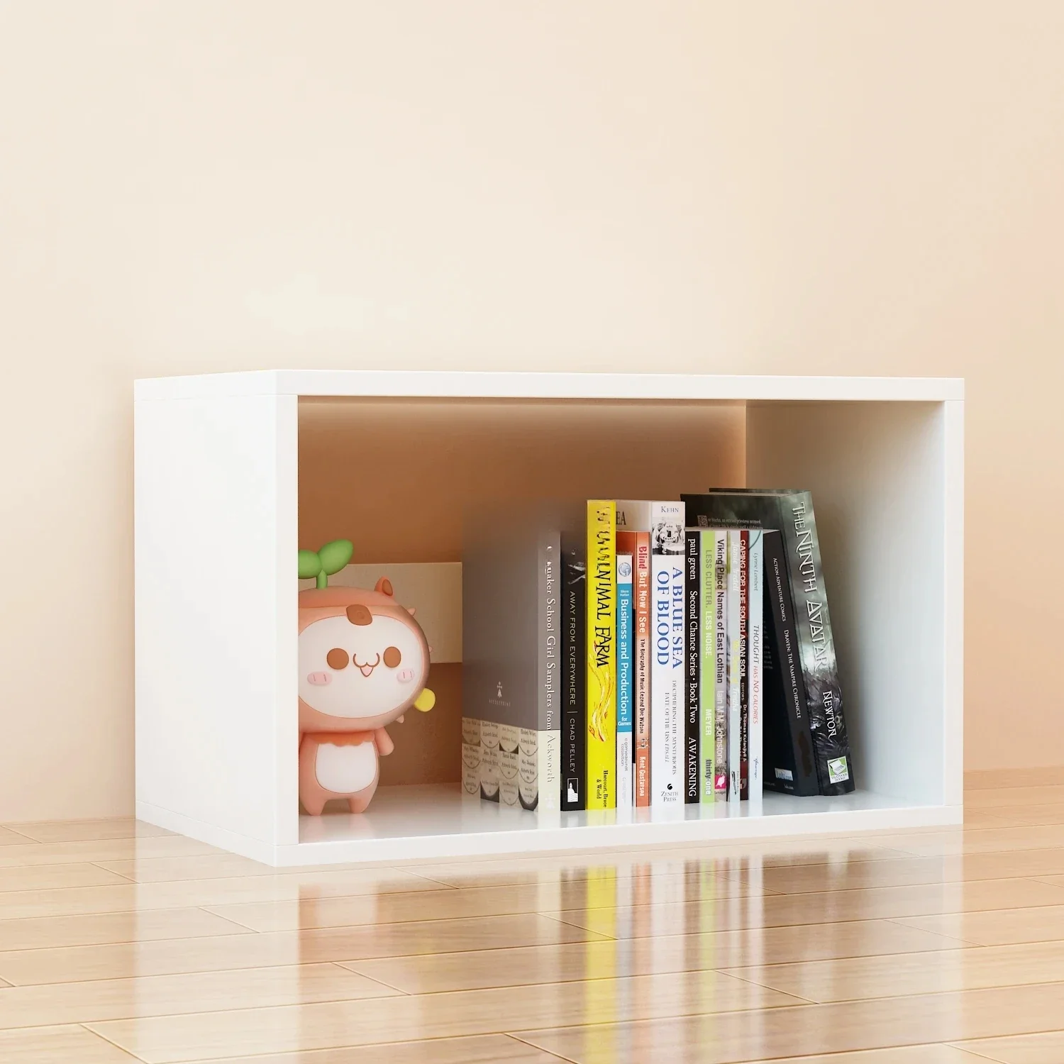 A Modern floor-to-ceiling bookshelf shelf home student combination bookcase