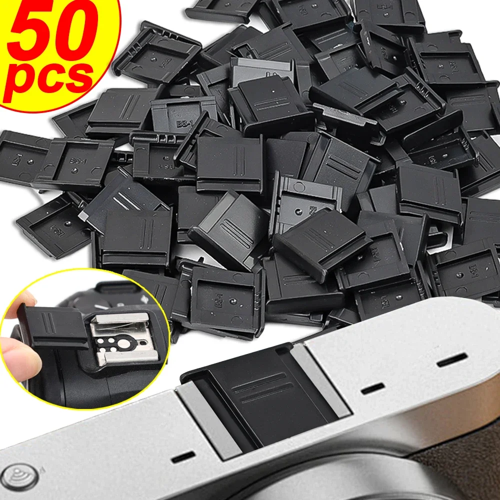 50-10PCS Universal Camera Hot Shoe BS-1 Cover Cap Protector for Canon Nikon Olympus DSLR SLR Action Video Camera Accessories