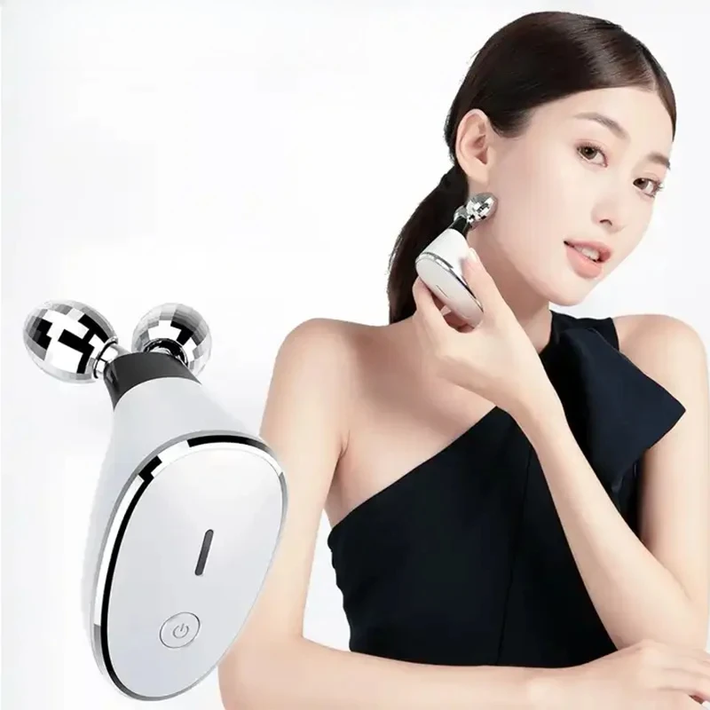 Face Body Roller Massager Facial Lifting Roller Chin Slimmer Double Chin Reducer Face V-line Massage Roller SkinCare