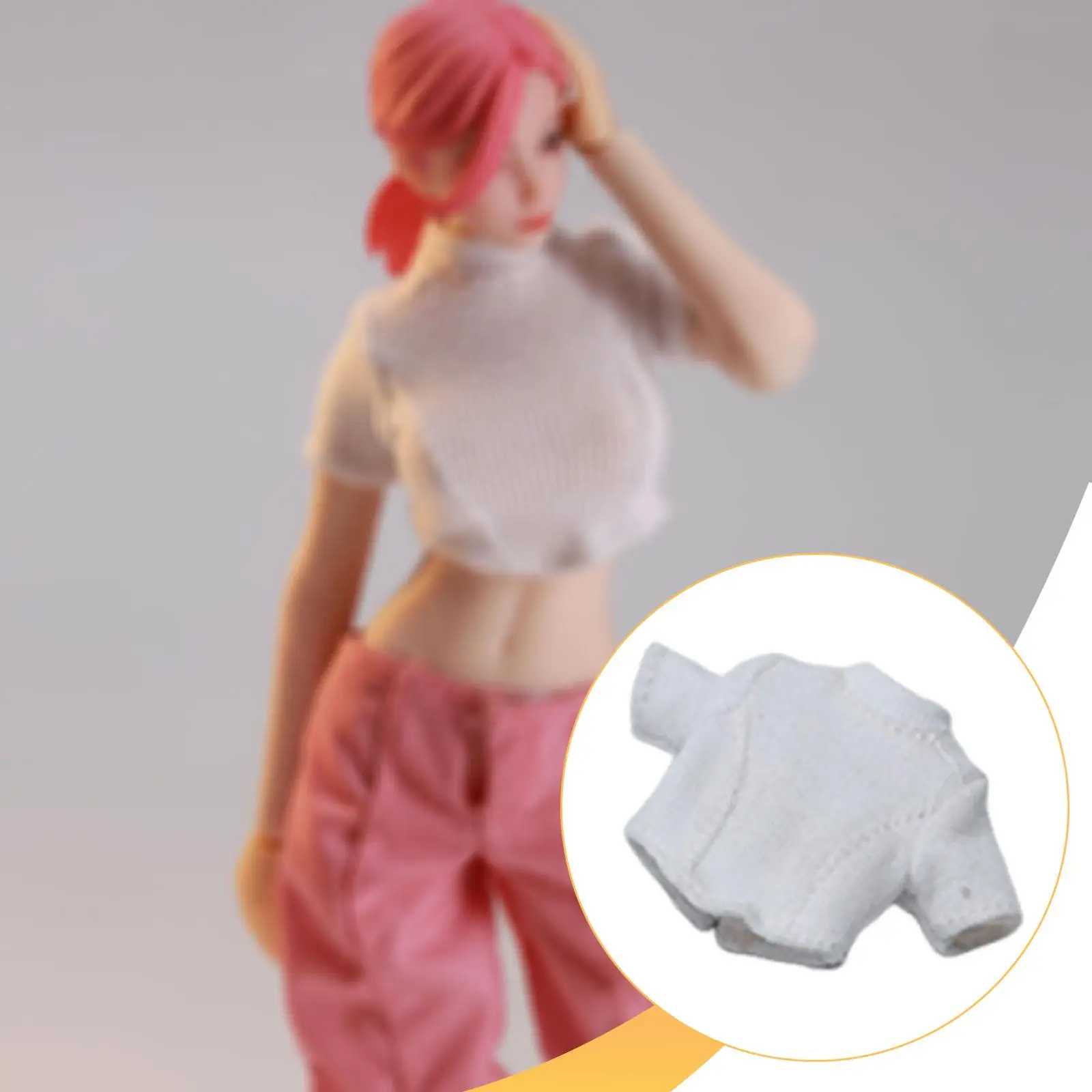 

Костюм для куклы, миниатюрная одежда, аксессуары для легкого ношения, для коллекции женских фигурок 1/12.