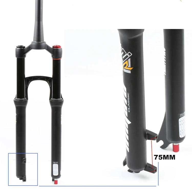 

STLF HIMALO Suspension Air Fork Travel 160mm 26/27.5/ 29er Bike Fork Mtb Quick Release Tapered/Straight Tube Bicycle Fork