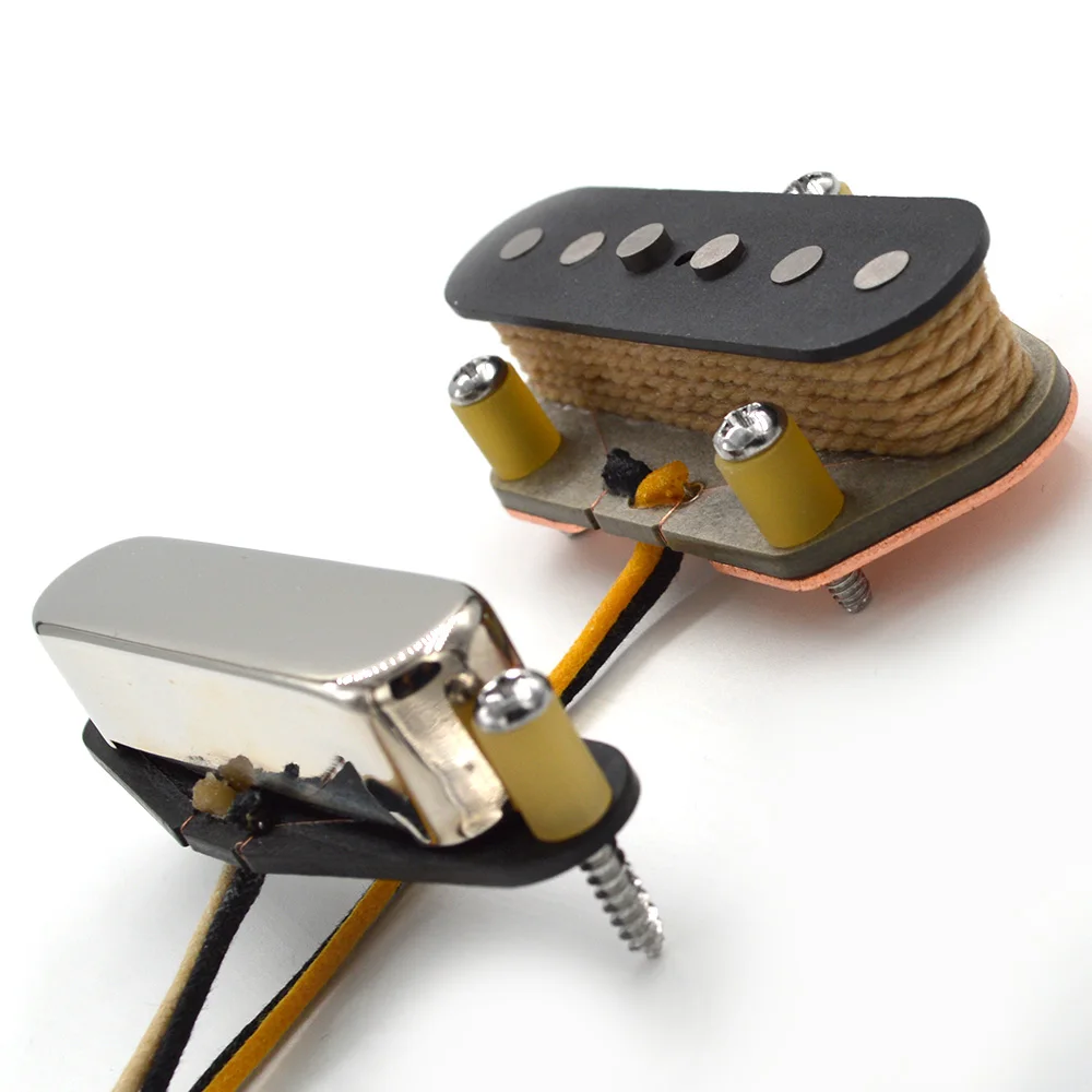 Electric Guitar TL 1964 Set/Bridge Pickup 7.4K 9.6K 60S Hot Classics Alnico 3 Magnet Stagger Pole/Flat Pole