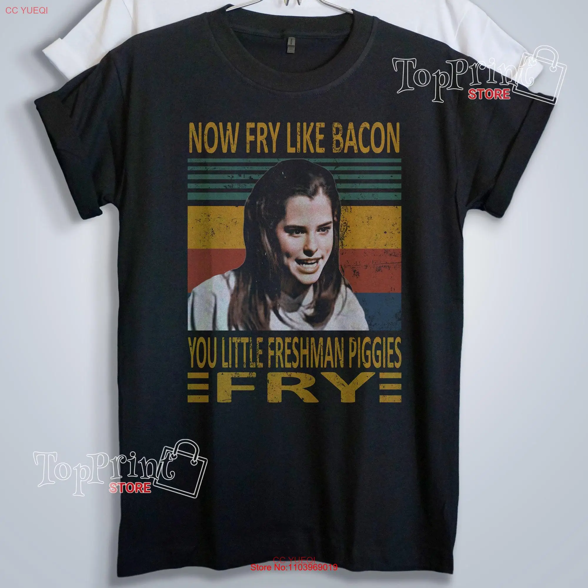 Dazed и спутанная Футболка Дэвид вудерсон теперь жареный как бекон You маленький Freshman свинья винтажный пот