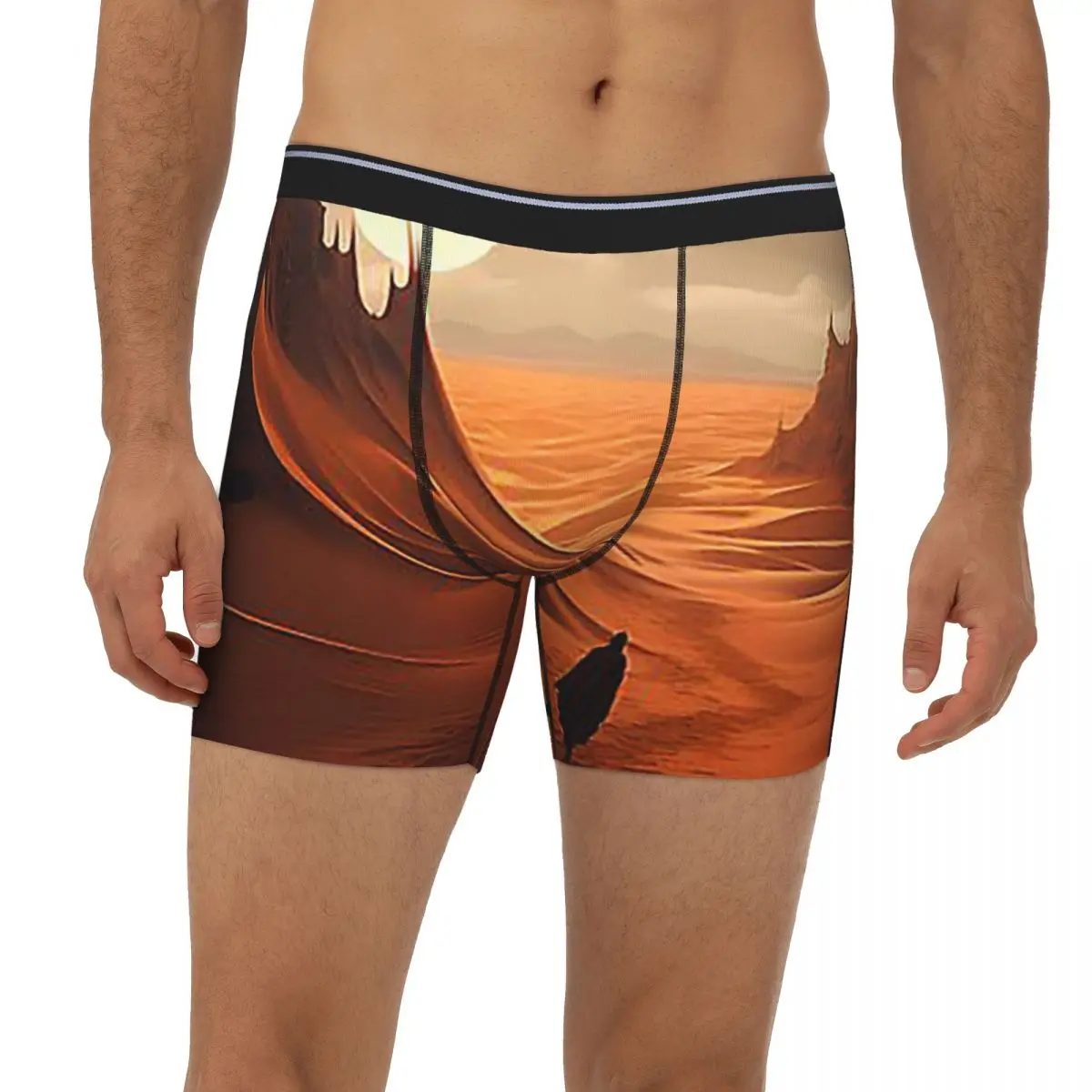 

Dune 2020 Fan Art Long Boxer Underpants Short Men Panties Breathable Underwear for Homme Man Boyfriend Gift