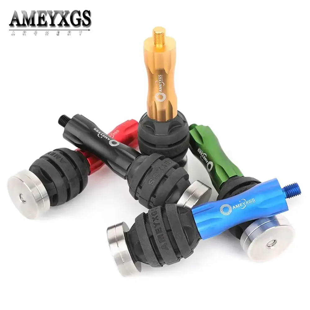 

Comopund Bow Stabilizer Bow Handle Damping Absorber Vibration Balance Bar Shock Absorber Ball for Bow Archery Hunting Shooting