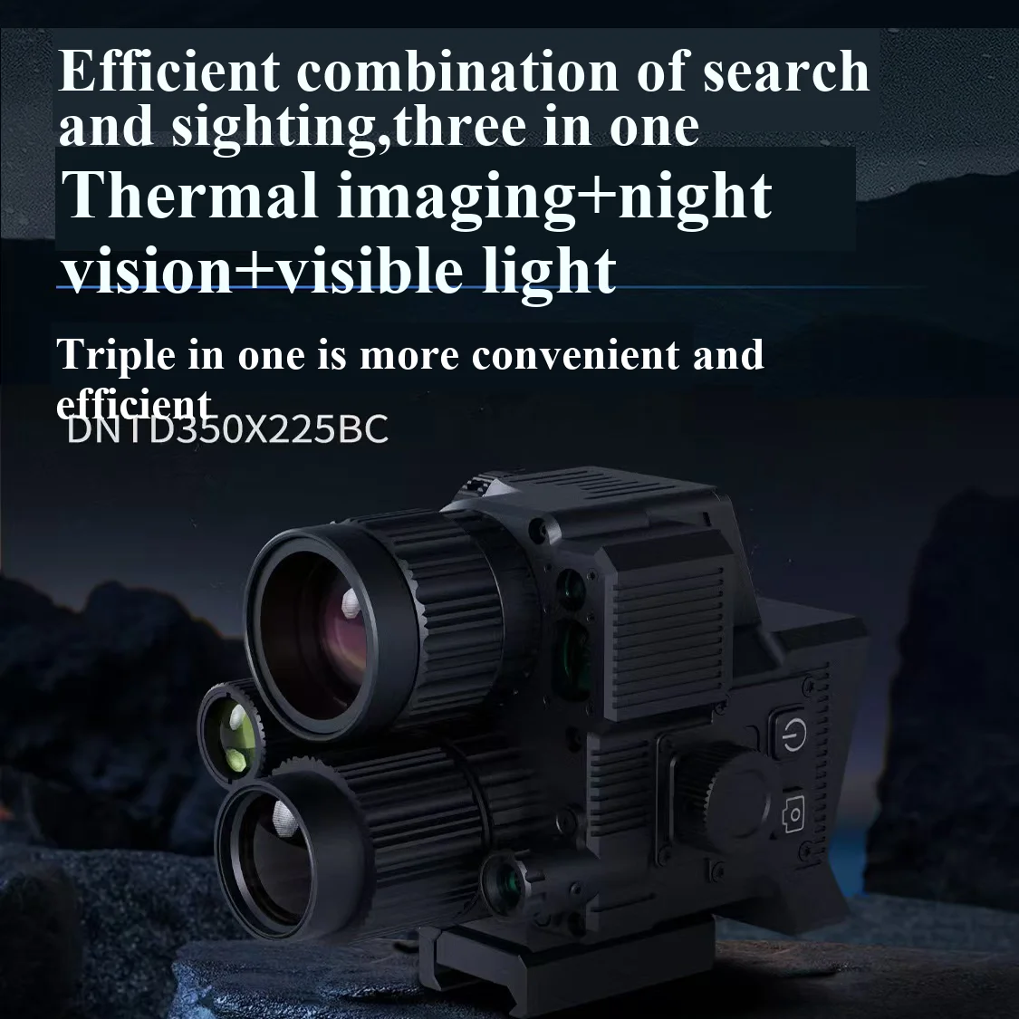 

Откройте для себя DNTD350*325BC Уличный высокотемпературный тепловизор «три в одном», дальномер и телескоп