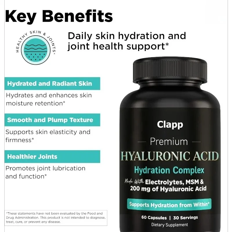 Vitamin C Powder - Hyaluronic Acid Supplement Contains MSM, Vitamin