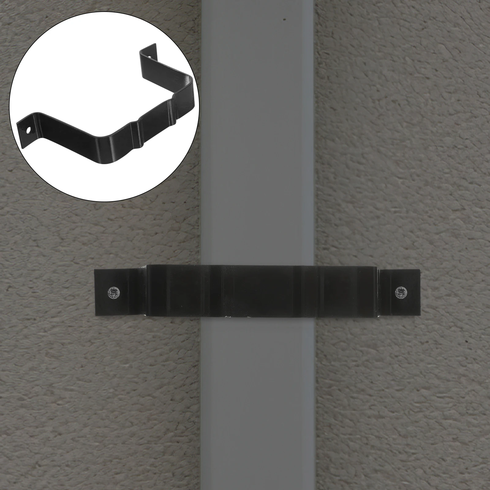 

6 Pcs Downspout Locator Extension Accessory Connector Drain Pipe Adapter Aluminum Gutter Extensions Hidden Bracket Adaptor