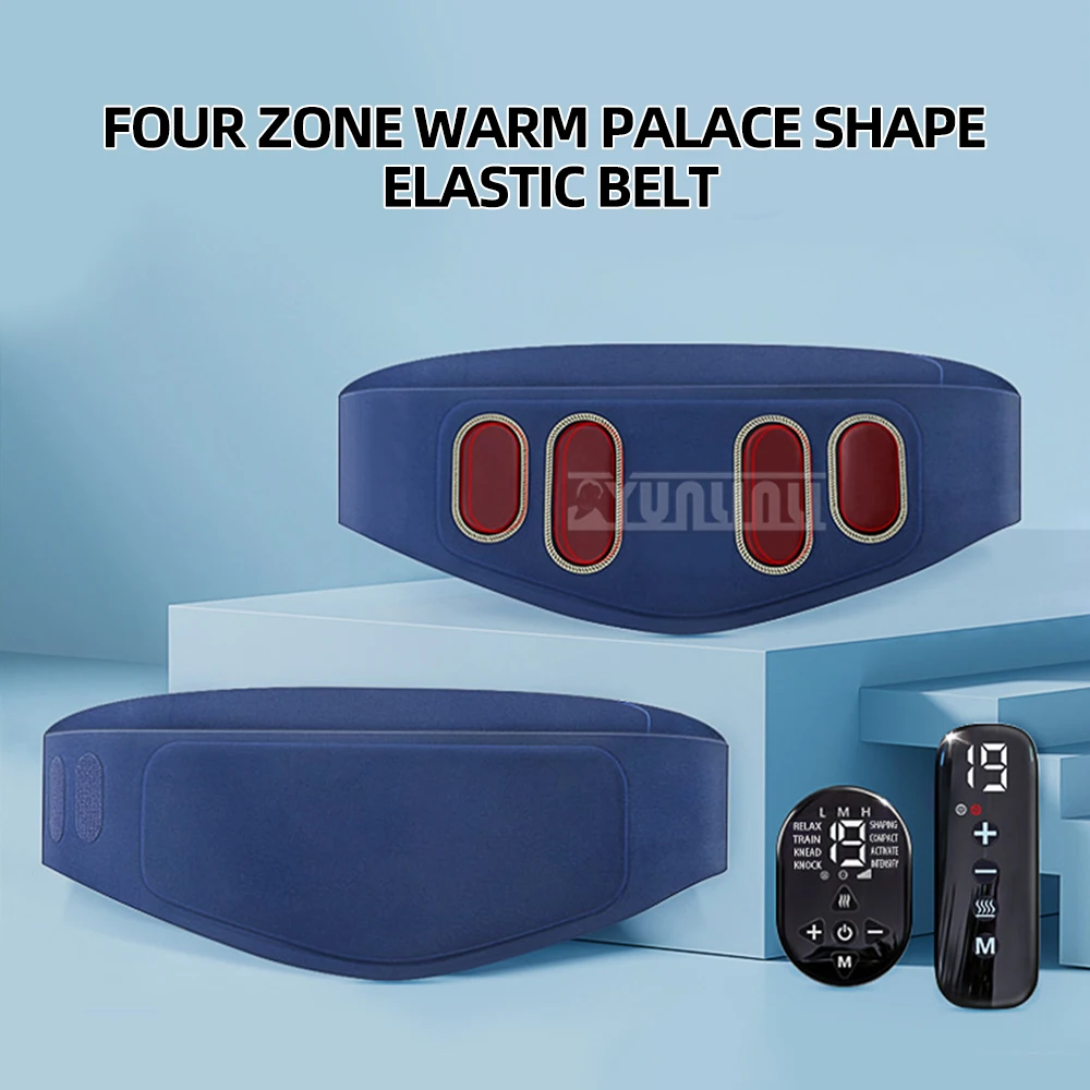 Shaping Massage Belt Hot Compress Fat Reduction Slimming Belt Home EMS Micro-Current Pulse Fat Reduction Fitness