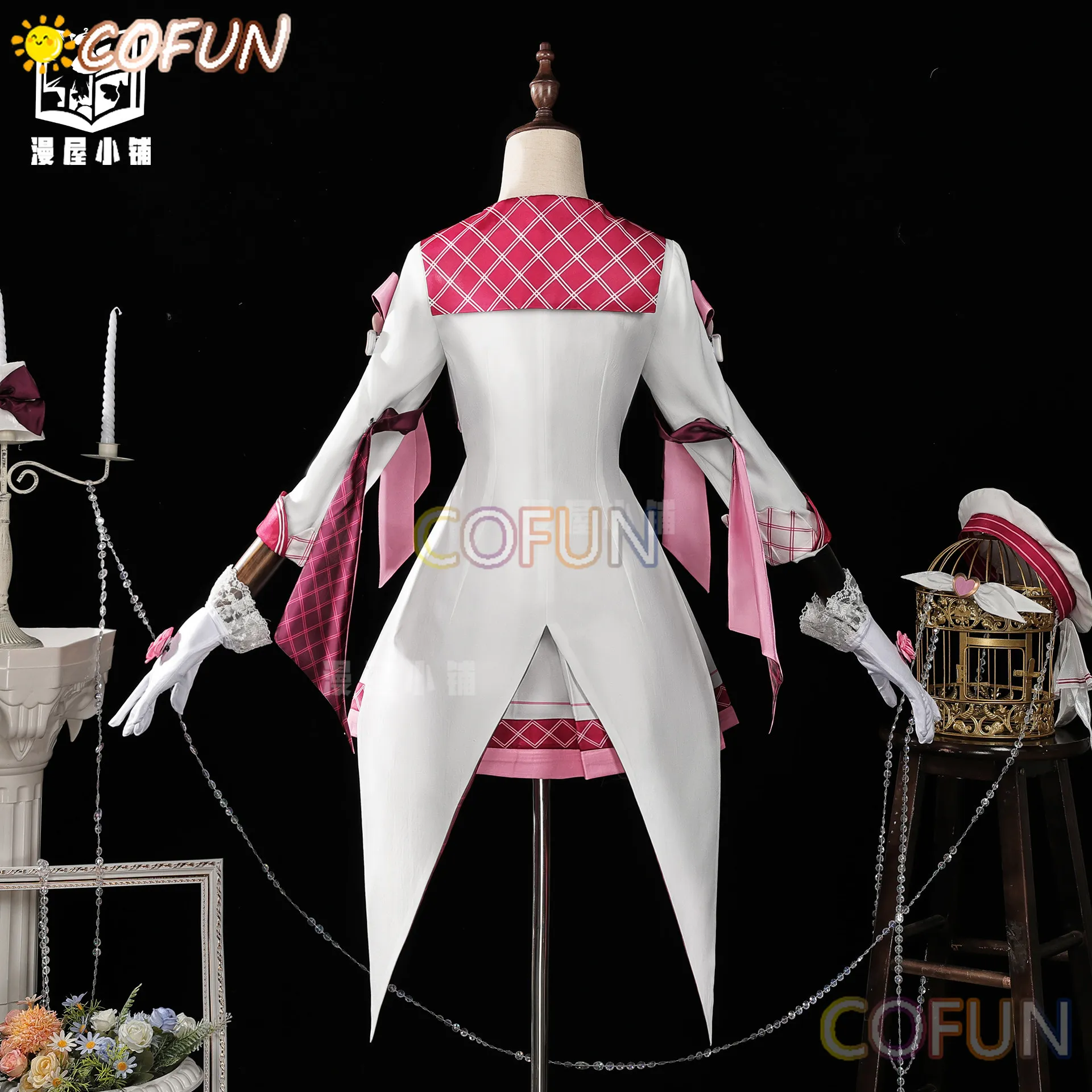 

COFUN Honkai Impact 3 9th Anniversary Elysia Cosplay Costume Uniform Halloween Carnival Party Christmas Clothes Clothing for Wom