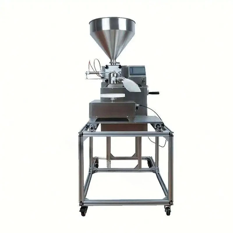 Small Automatic Commercial Intelligent Touch Screen Cake Coating Bread Cream Coating Machine