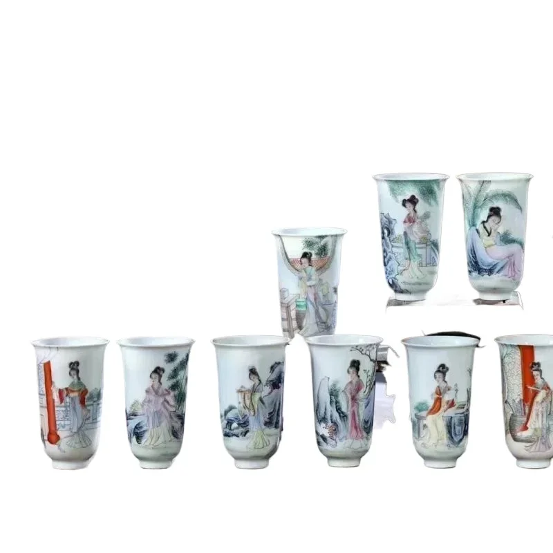 

Pure hand-painted twelve golden hairpin fragrant cup, high-end household master cup, handmade teacup