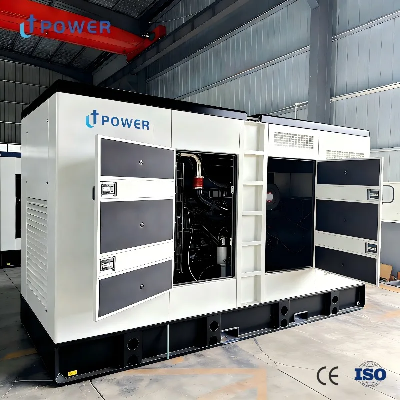50Hz 1500rpm Water Cooled Industrial 500kva ISO CE Silent Type Auto Start ATS Diesel Generator Set