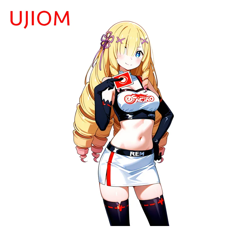 UJIOM Rem Re Zero Wall Sticker Fashion Creative Occlusion Scratch Vinyl Decal Suitable for Wallpaper Home Decor Wallpapers