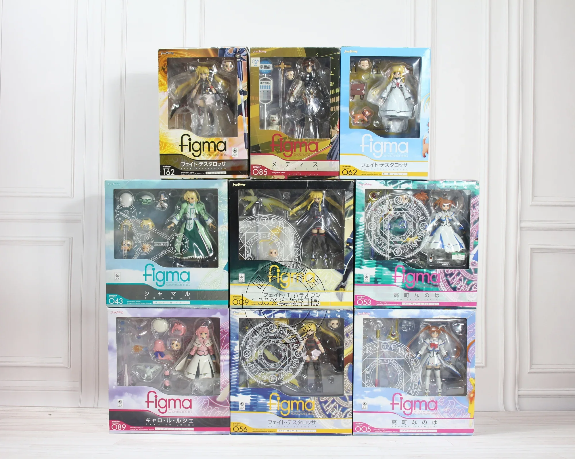 Magical Girl Lyrical Nanoha Battle Suit Series Action Figure Nanoha Takamachi Fate Testarossa Harlaown Yagami Hayate Anime Toys