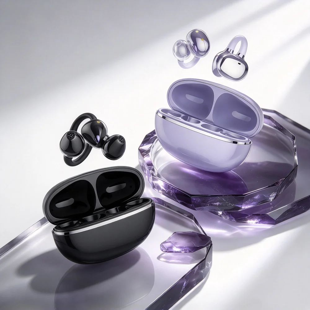 TWS Wireless Headset Bluetooth Earbuds Offer Clear Vocal Reproduction Lightweight Frame Simple Touch Controls for Music Tracks