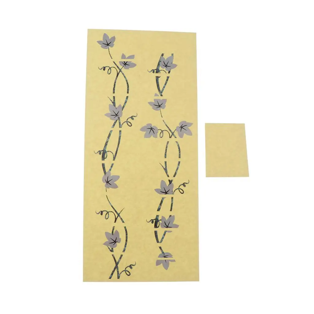 Finest Guitars Fretboard Decals Sticker DIY Flower Pattern for Acoustic Folk