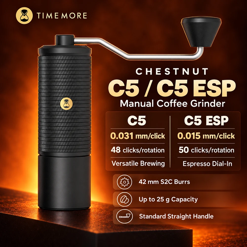Burr Hand Grinder - TIMEMORE Chestnut C5/C5ESP Manual Coffee Grinder