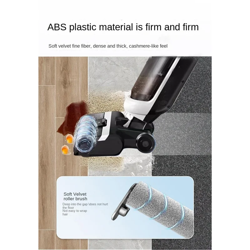 A24P لـ Midea GX5 Pro / X6 Pro / G9 قطع غيار فرشاة تنظيف الأرضيات فرشاة دوارة إسفنجة قابلة للغسل