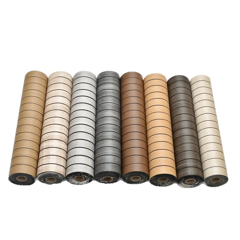 1 Roll Self-adhesive Wall Tiles Stickers Wood Grain Wallpaper Bedroom Kitchen Bathroom Living Room