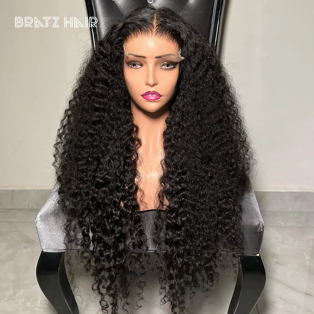 

250 Density 13x4 Transparent Lace Frontal Wig Human Hair Deep Wave Wigs 4x4 Curly Water Wave Preplucked Brazilian Remy Wigs