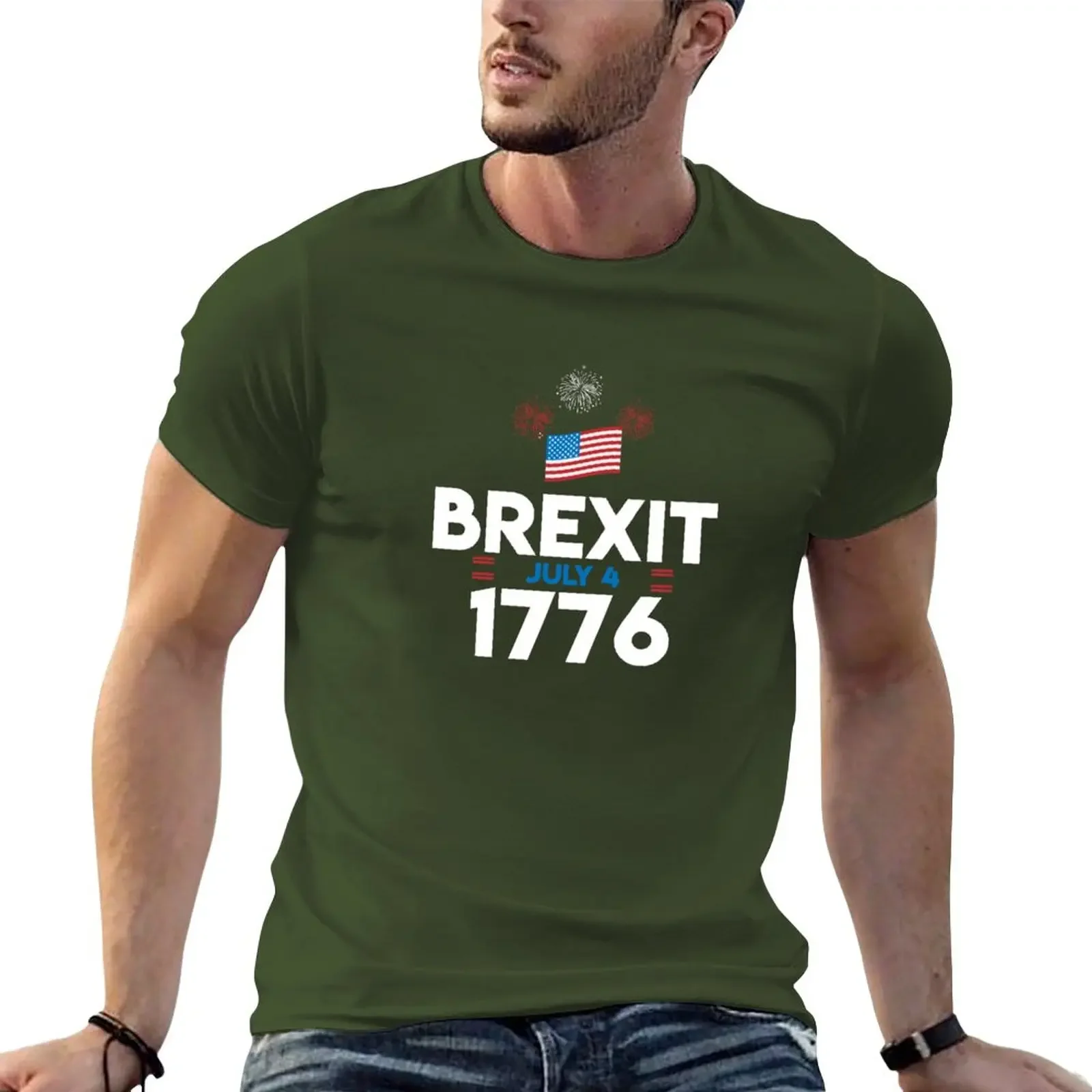 New Brexit 1776 July 4th T-Shirt vintage clothes plus size t shirts tees mens t shirts