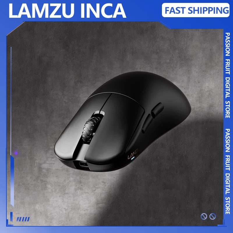 

LAMZU INCA Gaming Mouse 8K Hz 2.4G Wireless Pixart3950 30000DPI Custom 40g Lightweight Ergonomic High Performance Gaming Mouse