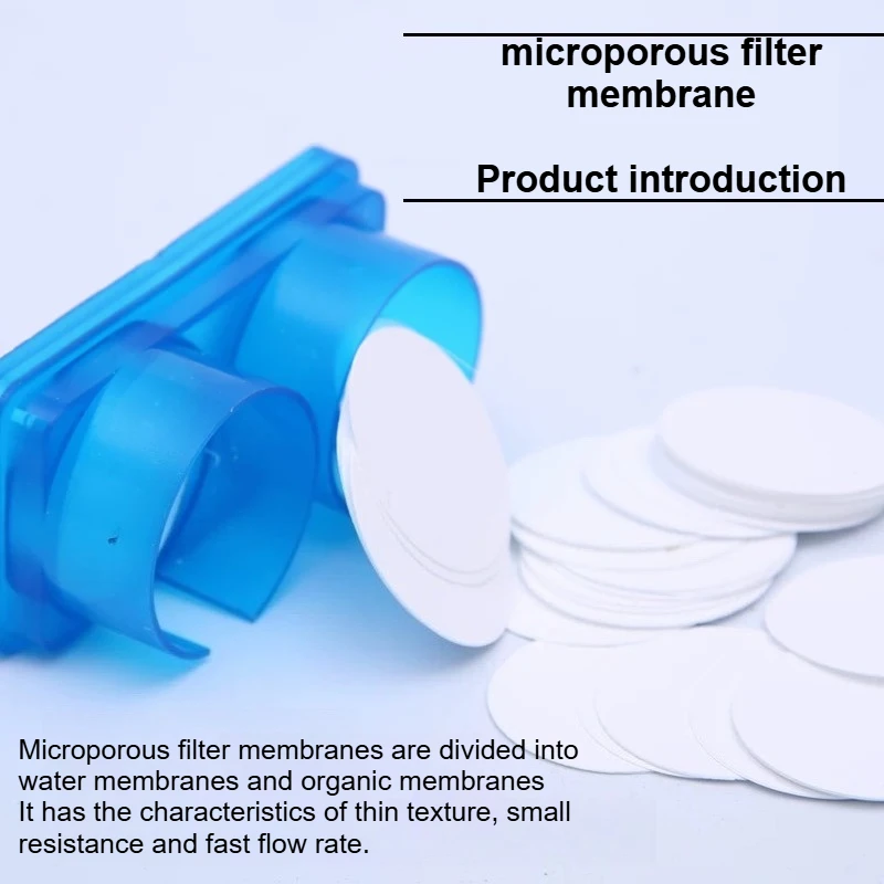 

50pcs/lot 0.22 0.15 0.45 0.8um 50mm Microporous MCE Water Microfiltration Membrane Filter Acetate cellulose