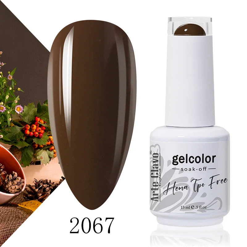 Arte Clavo Rose Red Kleur Serie 15 ml Gel Nagellak Hot Koop Langdurige Losweken Vernis Hybrid Nail Art top Bsae Maincure