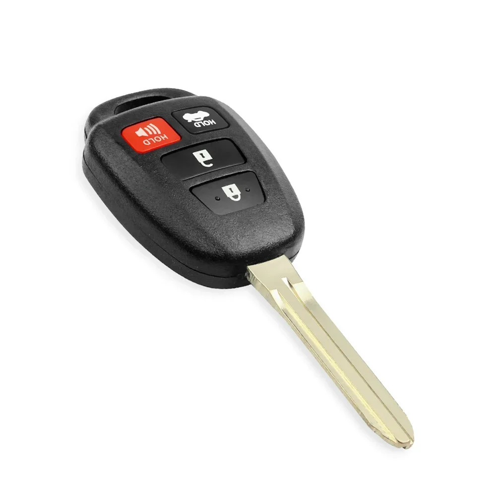 KEYYOU 2/3/4 Buttons Remote Car Key Fob 314MHz H Chip GQ4-52T For Toyota RAV4 Highlander Sequoia Tundra Tacoma TOY43 Blade