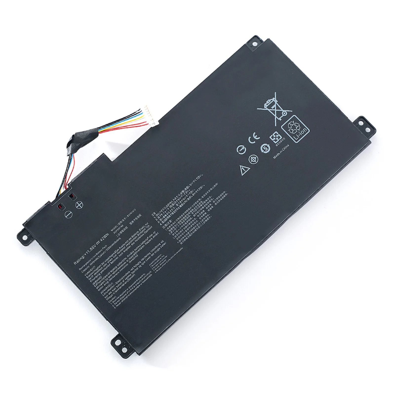 Imagem -06 - Bateria do Portátil Bvbh para Asus Vivobook 14 E410 E410ma E410ma-ek026ts E410ka L410ma L410ma L410ma-bv058ts B31n1912