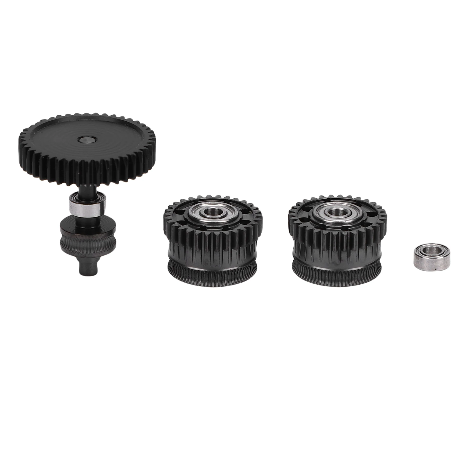 

Extruder Gear Upgrade Kit Fit for K2 Plus 3D Printer Filament Drive DLC Black Hardened Steel Gear and Integrated Reduction Gear