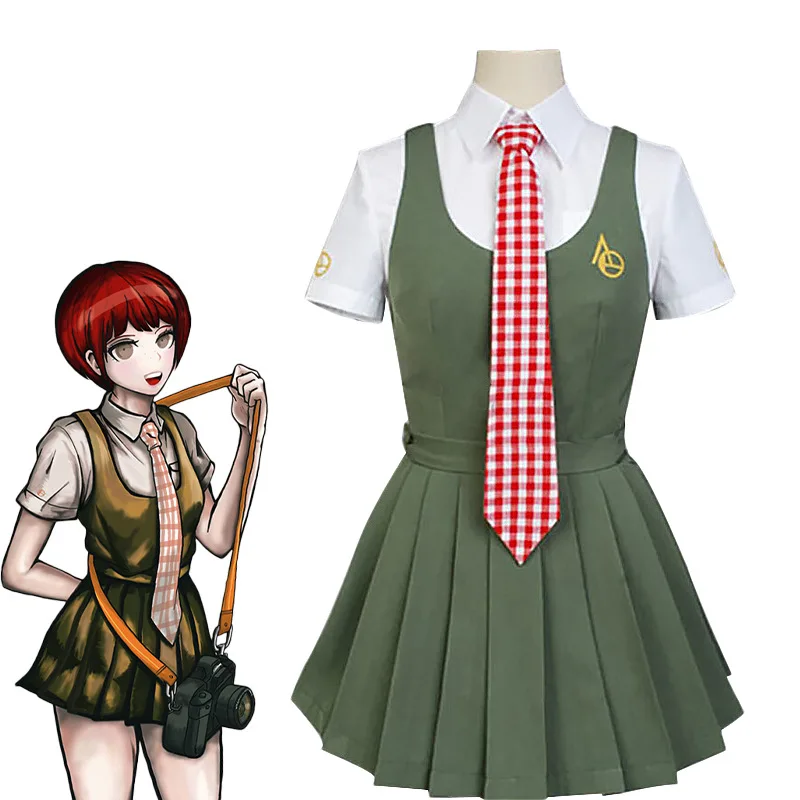 

Anime Danganronpa Koizumi Mahiru Cosplay Costumes JK Uniform Japanese School Uniform Dress Set