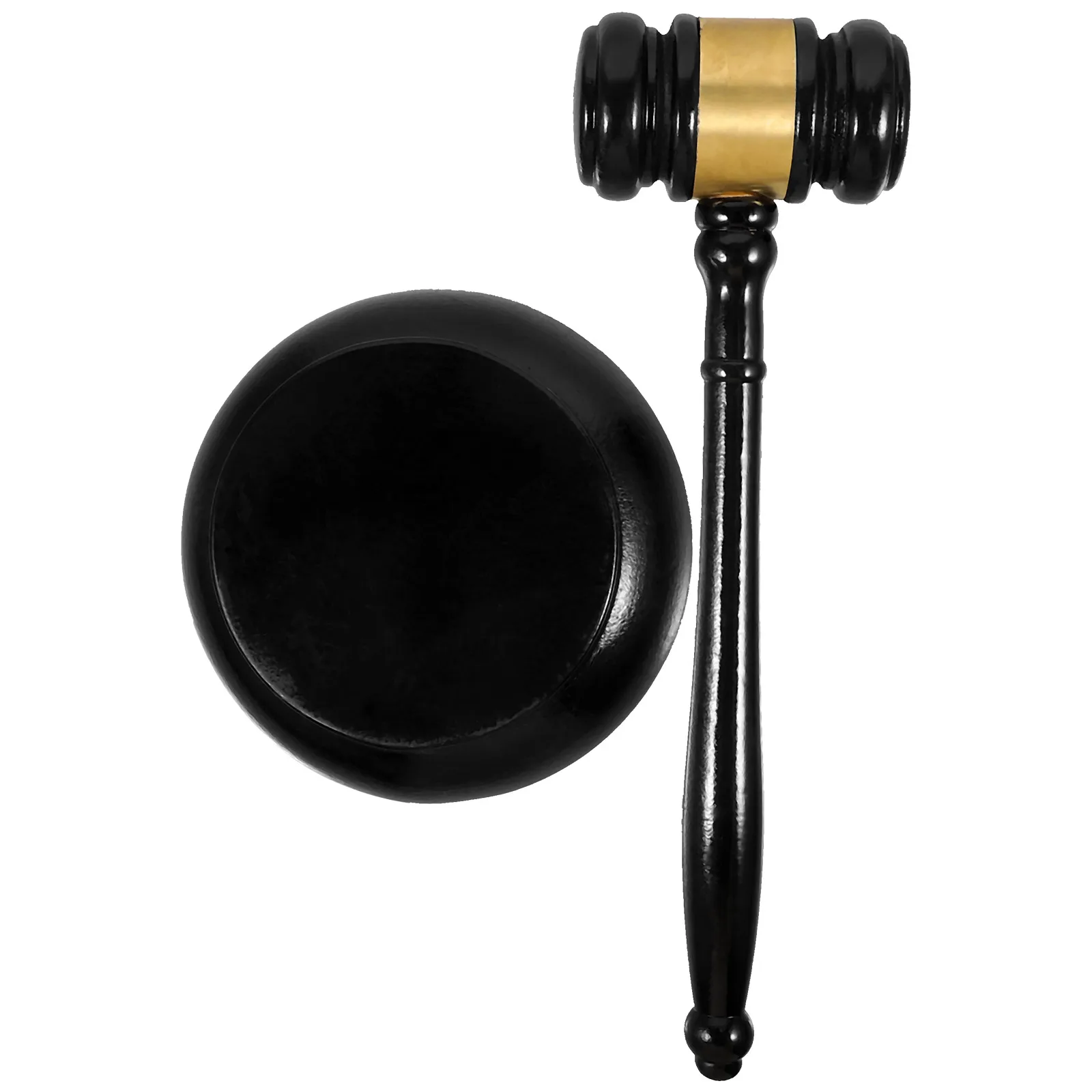 

Judge Hammer Wooden Gavel for Meetings Auction Sale Lawyer Legal Prop Engraved Cosplay Decor Smooth Surface Clear Sound