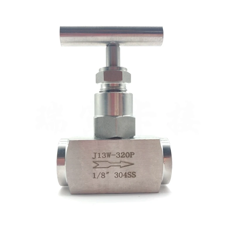 

1/4" 3/8" 1/2" BSP Female High Pressure Stainless Steel 304 Shut Off Needle Globe Valve J13-320P Crane Flow Control