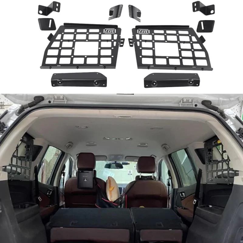 

Trunk Side Window Panel Modular Storage Racks Cargo Organizers Fit for Isuzu MU-X 2013-2019